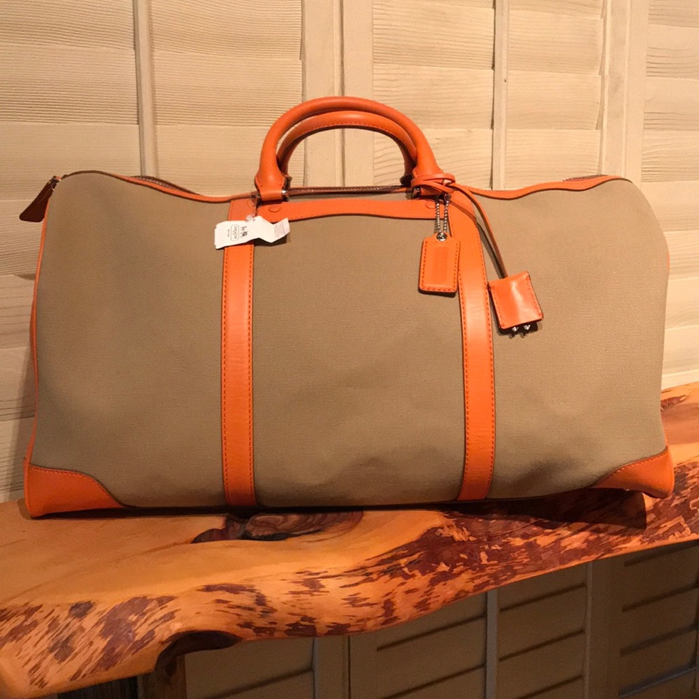 SALE!!! Coach Canvas and Leather Duffle